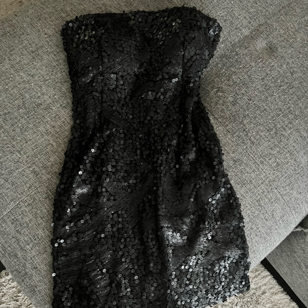 G by guess size small black sequin dress